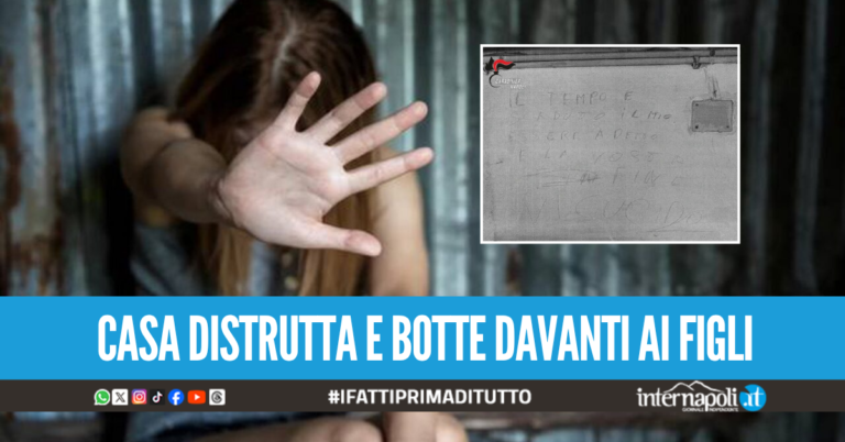 Picchiata e perseguitata dall'ex, poi la scritta sul muro: "Il tempo è scaduto, vi uccido"
