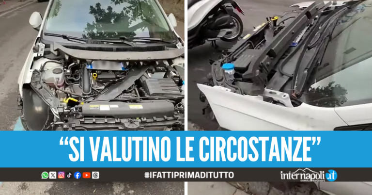 Oltre il danno la beffa, trova l'auto "cannibalizzata" al Vomero ma viene multato per la sosta