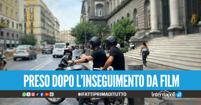 Ruba uno scooter e dribbla tavolini e persone in via Foria per fuggire, arrestato