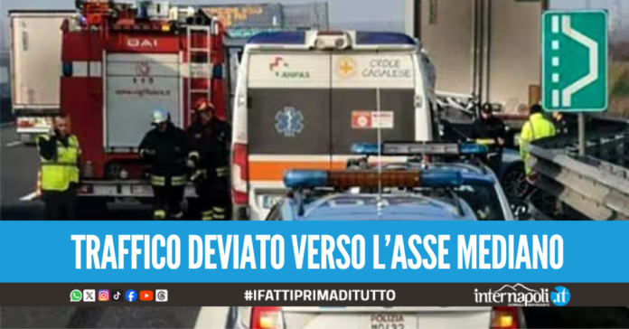 Schianto fatale sulla statale verso Acerra, motociclista perde il controllo del mezzo e muore