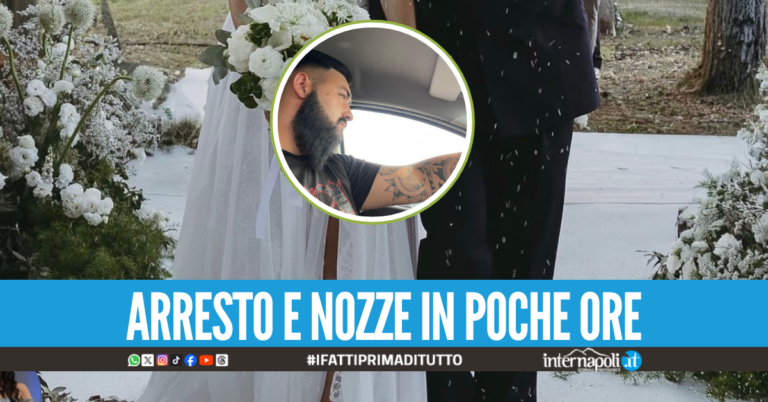 Qualiano. Dall'arresto alle nozze nel giro di poche ore: scarcerato e si sposa nella stessa giornata