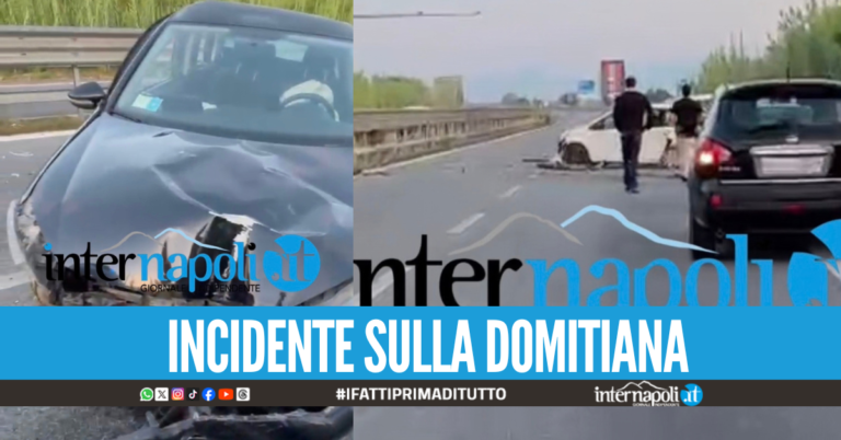 Incidente a catena sulla Domitiana a Giugliano, c’è una vittima