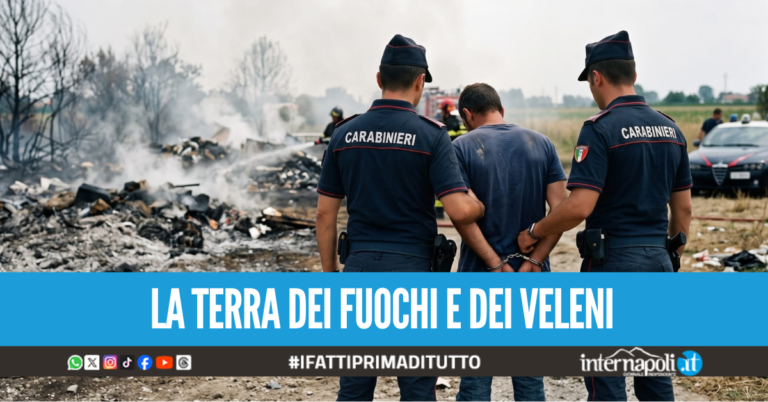 Giugliano sorpresi ad incendiare rifiuti: due uomini nei guai