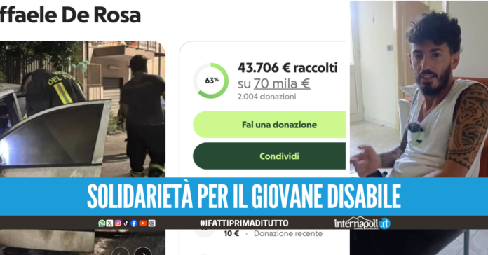 Marano, raccolta fondi per Raffaele De Rosa: già superati i 43mila euro in quattro giorni