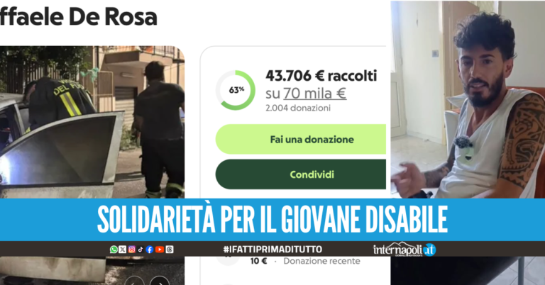 Marano, raccolta fondi per Raffaele De Rosa: già superati i 43mila euro in quattro giorni