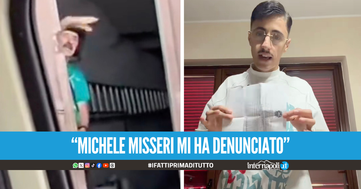 Provoca Misseri sotto casa, denunciato il tiktoker di Melito Michele Napolitano