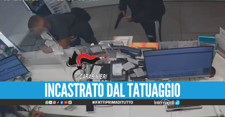 Rapina in farmacia a Barra, tradito dal TikTok della compagna: si costituisce per amore
