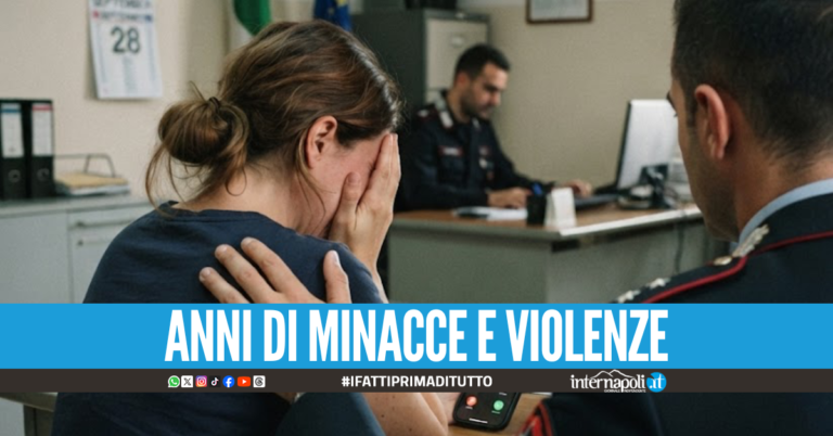 "Ti faccio una botta in fronte", minaccia l'ex a Melito mentre lei è dai carabinieri