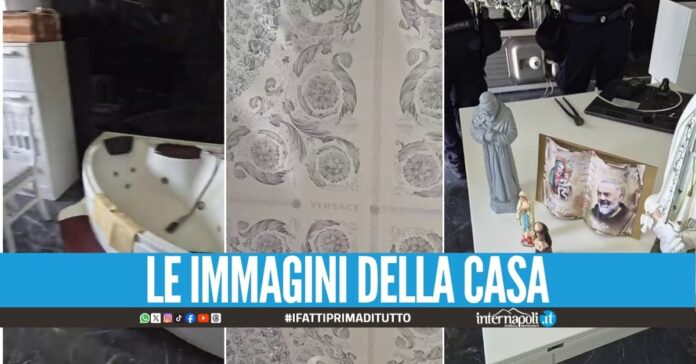 Marmi Versace e idromassaggio, sgomberata la casa del boss di Arzano