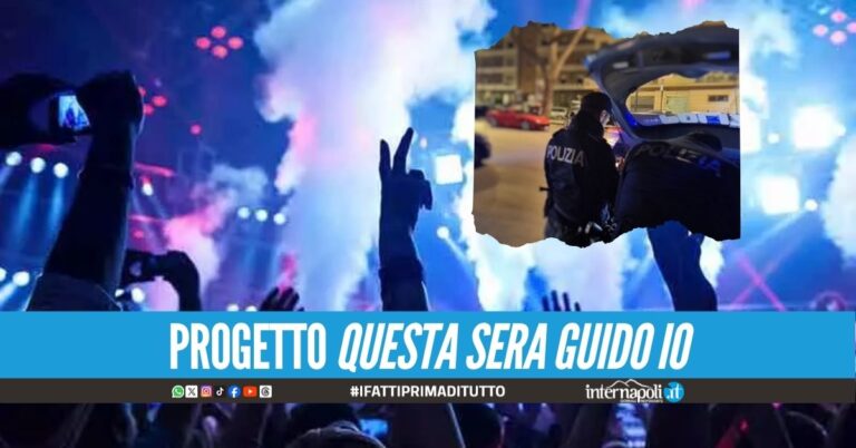 Discoteca gratis a Coroglio, la polizia regala gli ingressi ai guidatori sobri