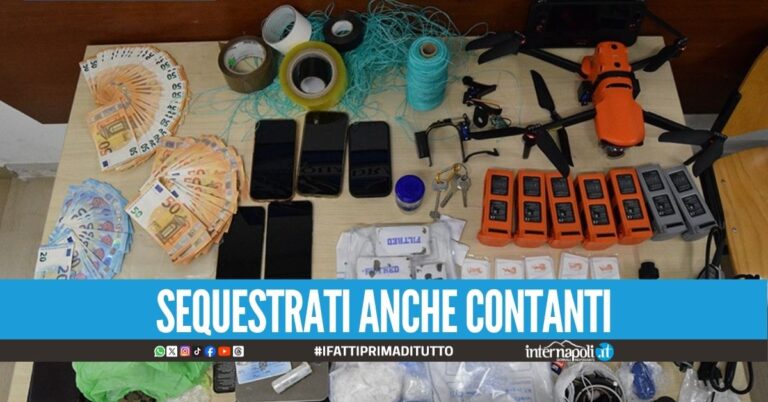 Volevano consegnare droga e sim in carcere, presi 2 'dronisti' di Salerno