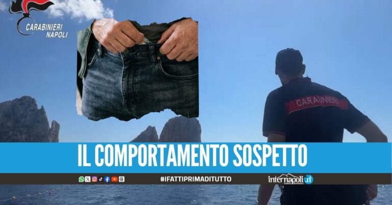 Sbarca a Capri con la droga negli slip, bloccato un 18enne