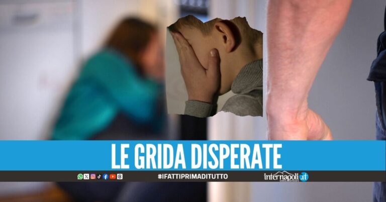 Follia a Giugliano, picchia l'ex davanti al bimbo: "Papi no"