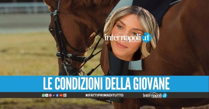 Caduta da cavallo, la 27enne napoletana è ricoverata in ospedale