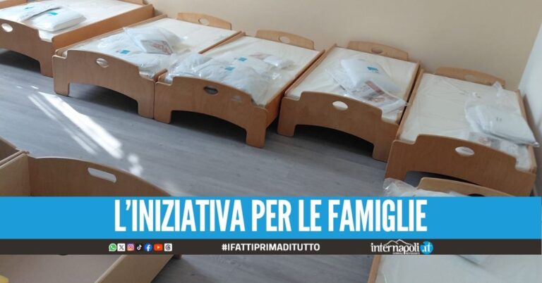 Inaugurato il nido Calata Capodichino ed è subito tutto esaurito