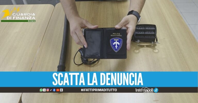 Girava con il lampeggiante blu e lo sfollagente: beccato il falso agente