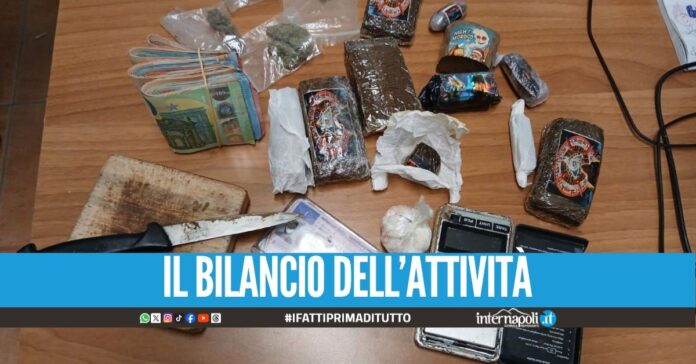 Lo spaccio si sposta nel bosco, 5 arresti e raffica di sequestri nel Casertano