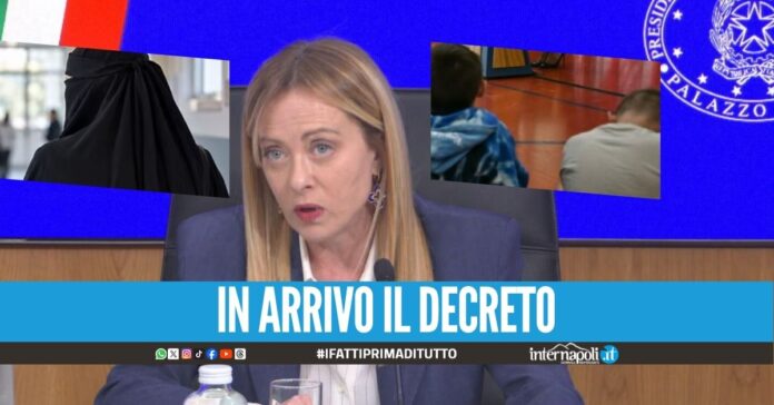 Multe di 1000 euro per il burqa a scuola e tetto agli stranieri nelle classi