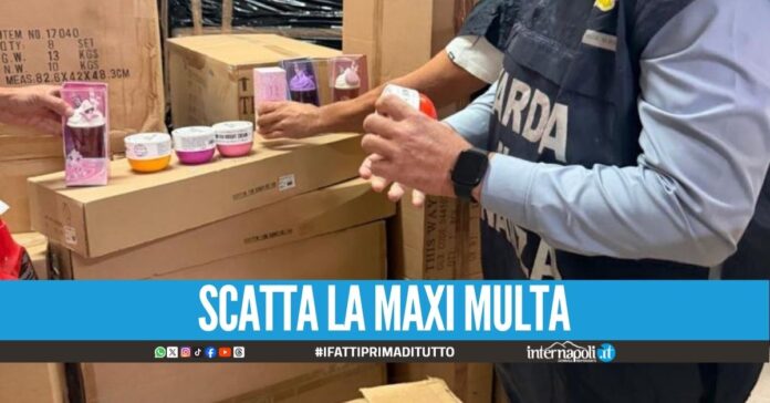 Vendeva smalti e profumi pericolosi, chiusa l'attività nell'Agro Aversano