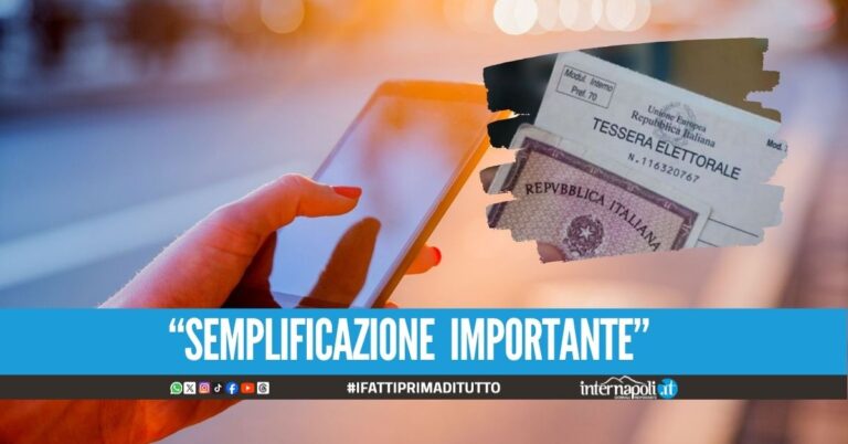 Addio alla tessera di carta, alle prossime Elezioni basterà lo smartphone
