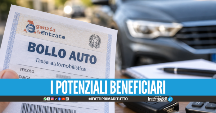 Esenzione bollo auto in Campania, oltre 2 milioni i potenziali beneficiari