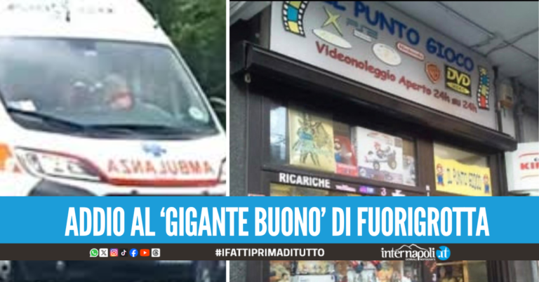 Fuorigrotta in lutto per Salvatore D’Aniello il “gigante buono” di Punto Gioco