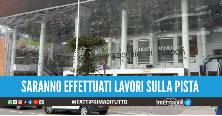 L’aeroporto di Capodichino si ferma per 30 giorni, il maltempo può allungare i tempi di riapertura