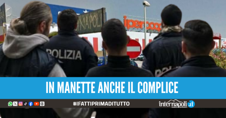 Rapina nel parcheggio dell’Ipercoop, arrestato il fratello del ras dei Nobile