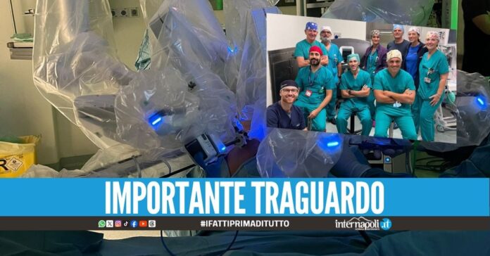 Primo intervento prostatico con il Robot Da Vinci all'ospedale San Paolo