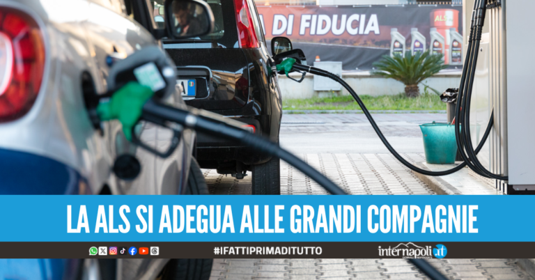 Carburanti, anche i piccoli distributori si adeguano: prezzi più bassi nell’area nord di Napoli