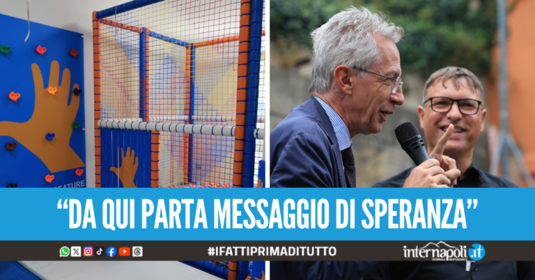 Dove c'era la camorra ora ci sono i bambini, a Napoli una ludoteca nel bene confiscato