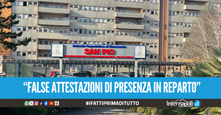Sospesi medico e biologa dell'ospedale di Benevento, risultavano in servizio ma erano in volo