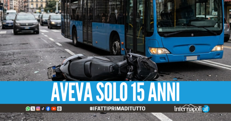 Tragedia nel Salernitano, Antonio travolto dal bus dopo caduta dallo scooter