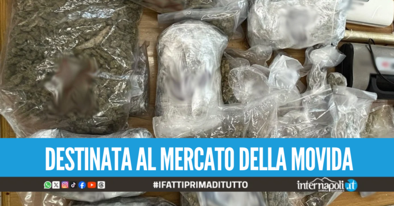 Blitz in casa di un'insospettabile ai Colli Aminei, scoperti 6 kg di marijuana