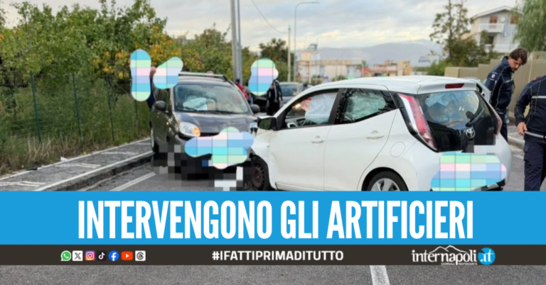 Scoperto con tre molotov in auto dopo l'incidente, nei guai graduato dell'Esercito nel Napoletano