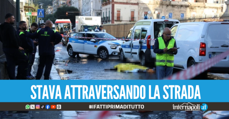 Travolto prima dallo scooter poi dal furgoncino, 40enne muore sul ponte alla Sanità