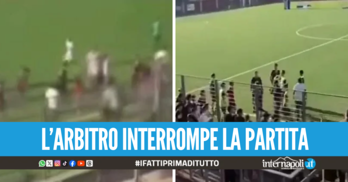 Rissa in campo durante il match sul litorale Domitio, scontri e minacce tra giovanissimi
