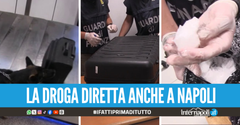 Maxi blitz alle porte di Roma, oltre 10 kg di droga nei bagagli: scacco alla rotta del narcotraffico