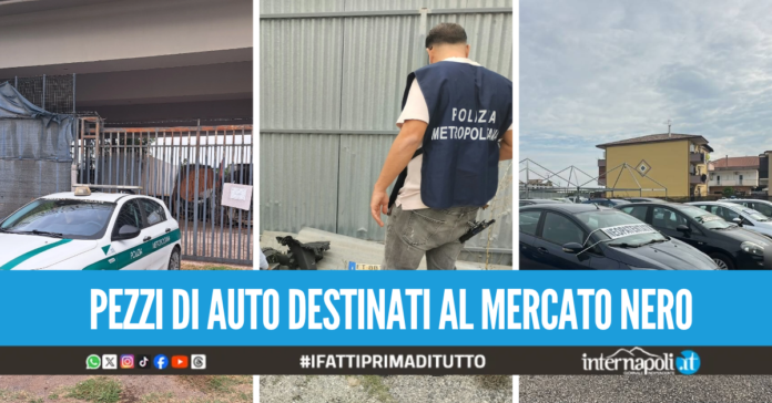 Auto rubate vendute abusivamente e riciclate, scatta il maxi sequestro a Giugliano