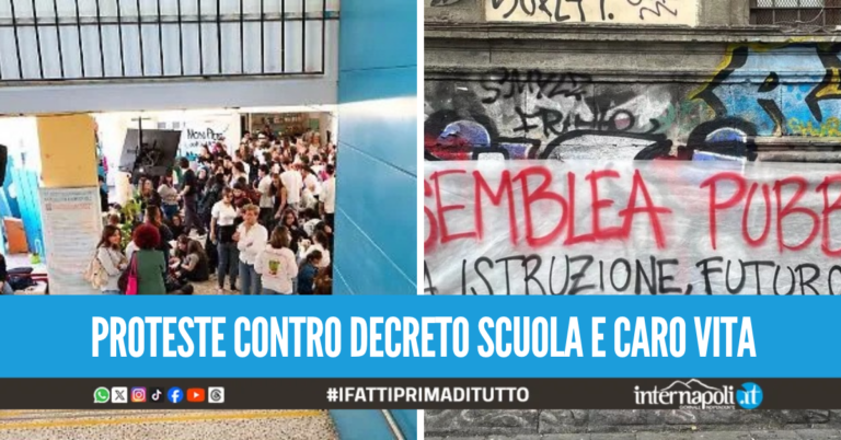 Nuove proteste degli studenti, occupati liceo a Torre del Greco e sede dell'Orientale