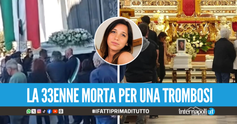 Morta al settimo mese di gravidanza, dolore ai funerali di Greta e del piccolo Nicolò