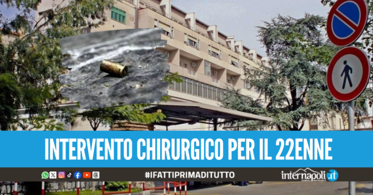 Spari a Castellammare, giovane colpito alla gamba dal proiettile
