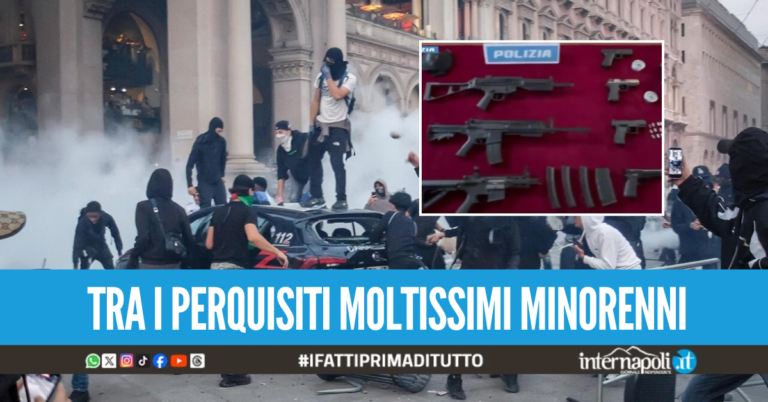 Sette giovanissimi indagati a Napoli, pianificavano assalti e saccheggi come a Milano
