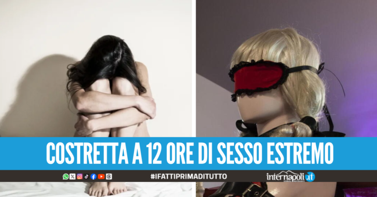 Costretta a fare sesso estremo per 12 ore, arrestato il compagno