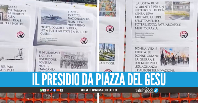 Carovita, affitti e benzina: a Napoli la manifestazione contro i rincari