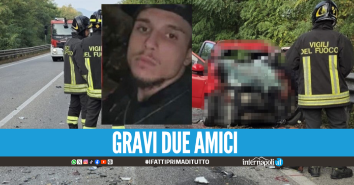 Dramma a Sant'Anastasia, Nicola Esposito muore a 19 anni in un incidente sulla Telesina