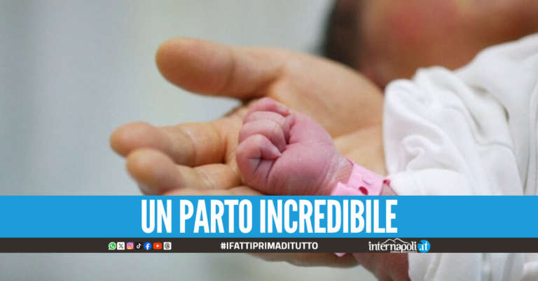 Mamma di 59 anni e papà 70enne, a Salerno nasce Francesca Pia