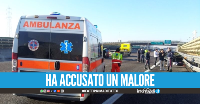 Incidente sulla Napoli-Salerno, automobilista muore stroncato da un malore