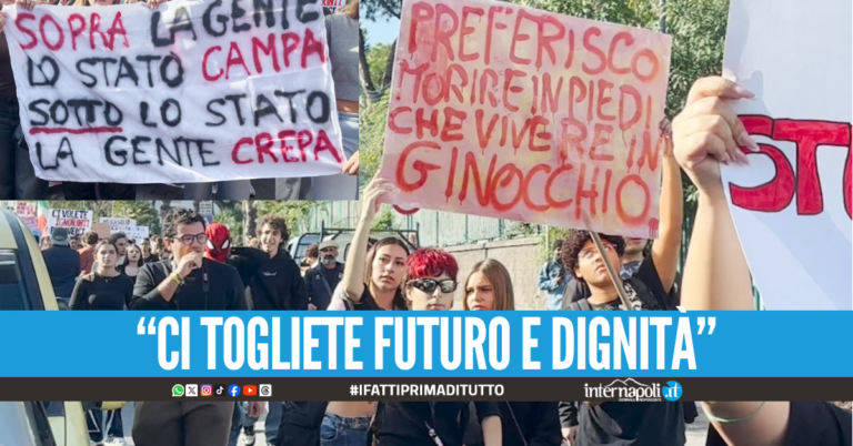 Ischia scende in piazza contro il carovita, in strada pescatori e studenti