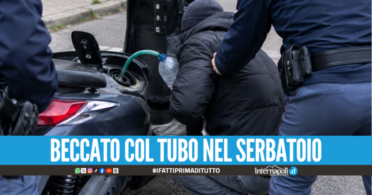 "Voleva fare il pieno, ma gratis", beccato a rubare benzina a Napoli